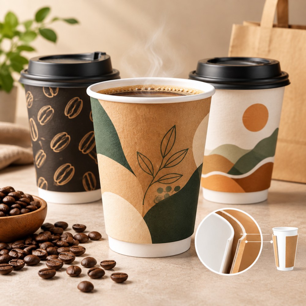 Les avantages des gobelets à café en papier à double paroi pour la livraison de boissons chaudes