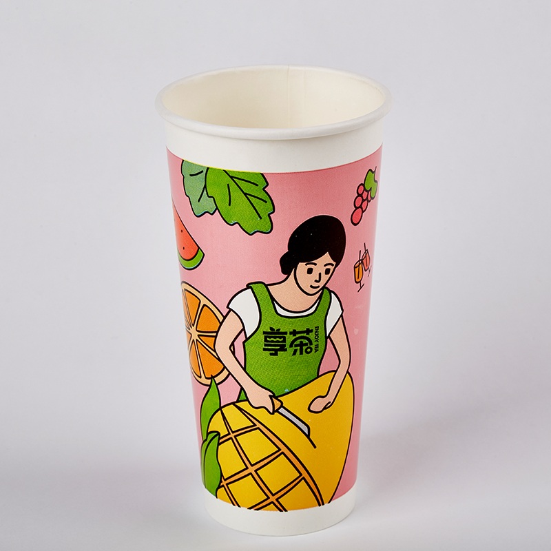 Customsizable Paper Cup for Cold Drinks